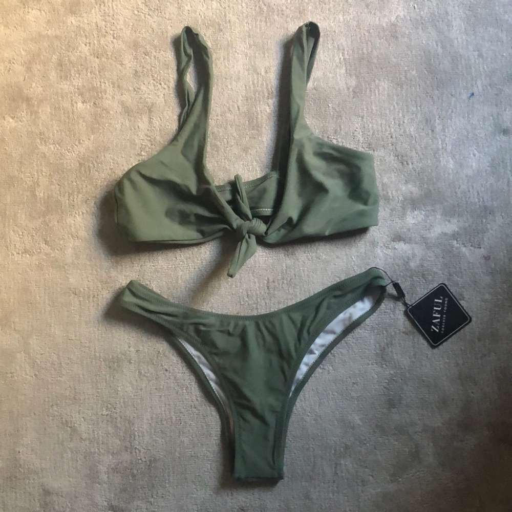 Green bikini
